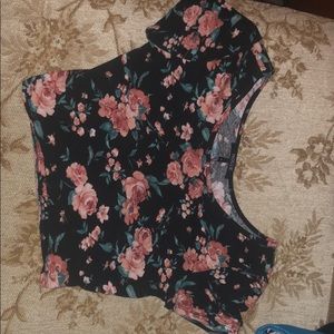 Flower crop top